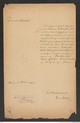 k.k. naturhistorisches Hofmuseum, Intendanzakten 1885-1896 (Hauer), Aktenzahl Z.632/1892, Seite 1